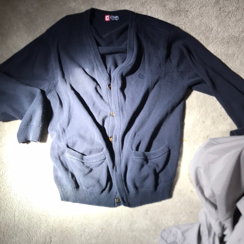 Navy blue cardigan
